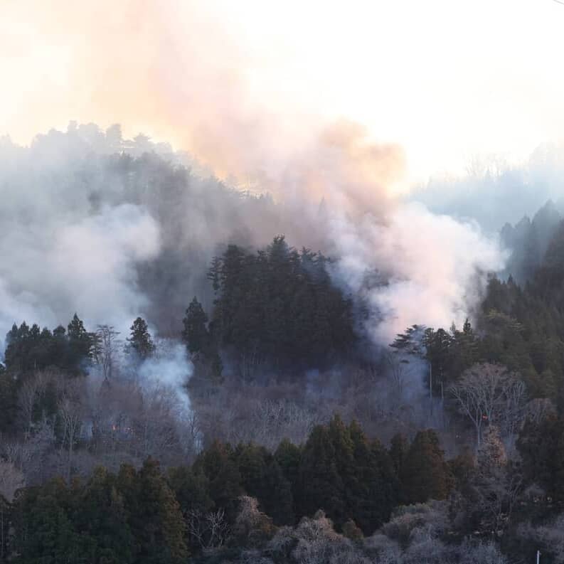 【発生5日目】大船渡市の山林火災、焼失面積は約1800ヘクタールに拡大。鎮圧目処立たず