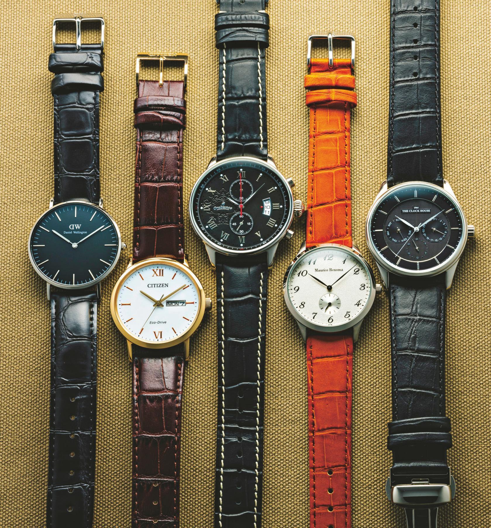 ❤稀少＆高級感溢れるデザインが大人気♪❤高級ブラウンレザーベルト☆腕時計